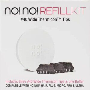 no! no! Thermicon Wide Tip Refill Pack - Flawless Replacement Heads
